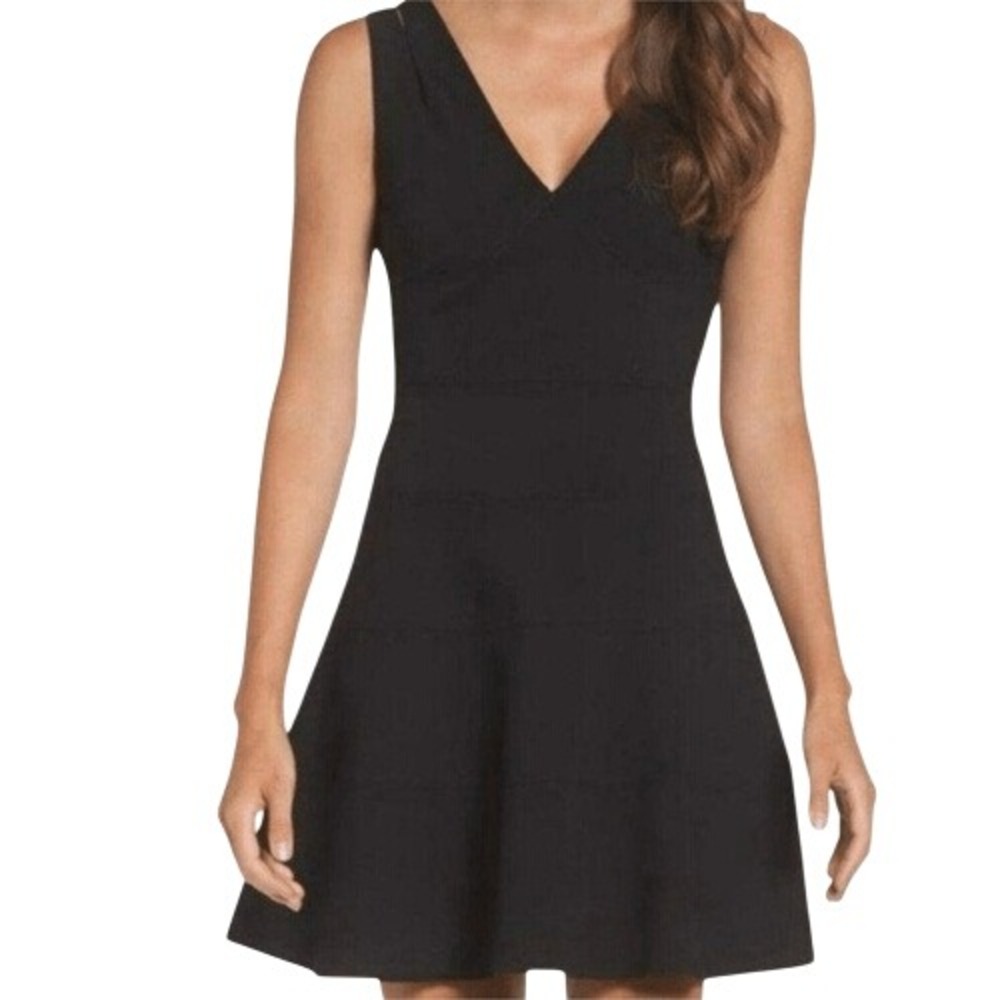 ALI & JAY LA Sexy Black Fit and Flare‎ Lace Back Mini Dress EUC Small